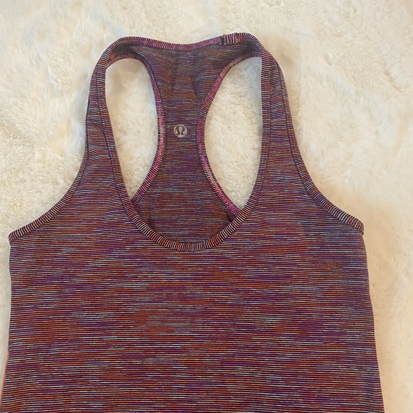 Lululemon Cool Racerback Multicolour Tank Top - Picture 8 of 11
